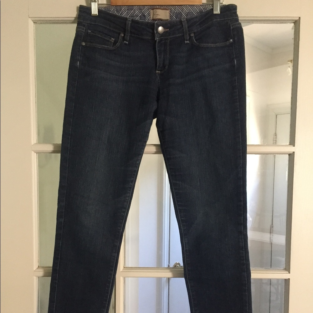 Paige denim, Gently worn, skinny Jean, size 29, 80 cotton, 19 poly, 1 spandex